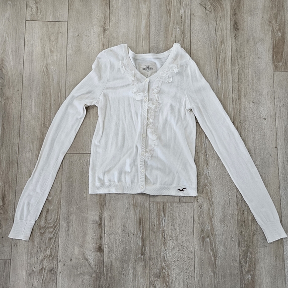 Hollister Sweater, Size L, Off White/Cream - Picture 2 of 9